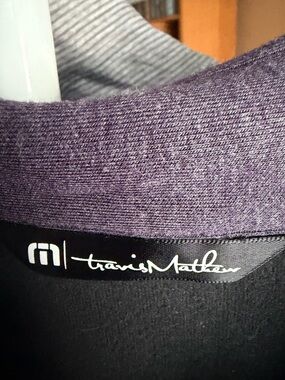 Travis Mathew Full Zip fleece jacket- lightweight - EUC- 3XL - Purple heather
